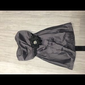 Satin Sweetheart Mini Dress